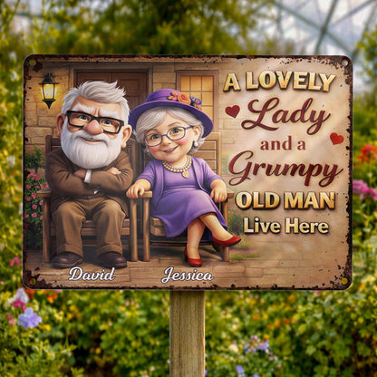 A Lovely Lady And A Grumpy Old Man Live Here