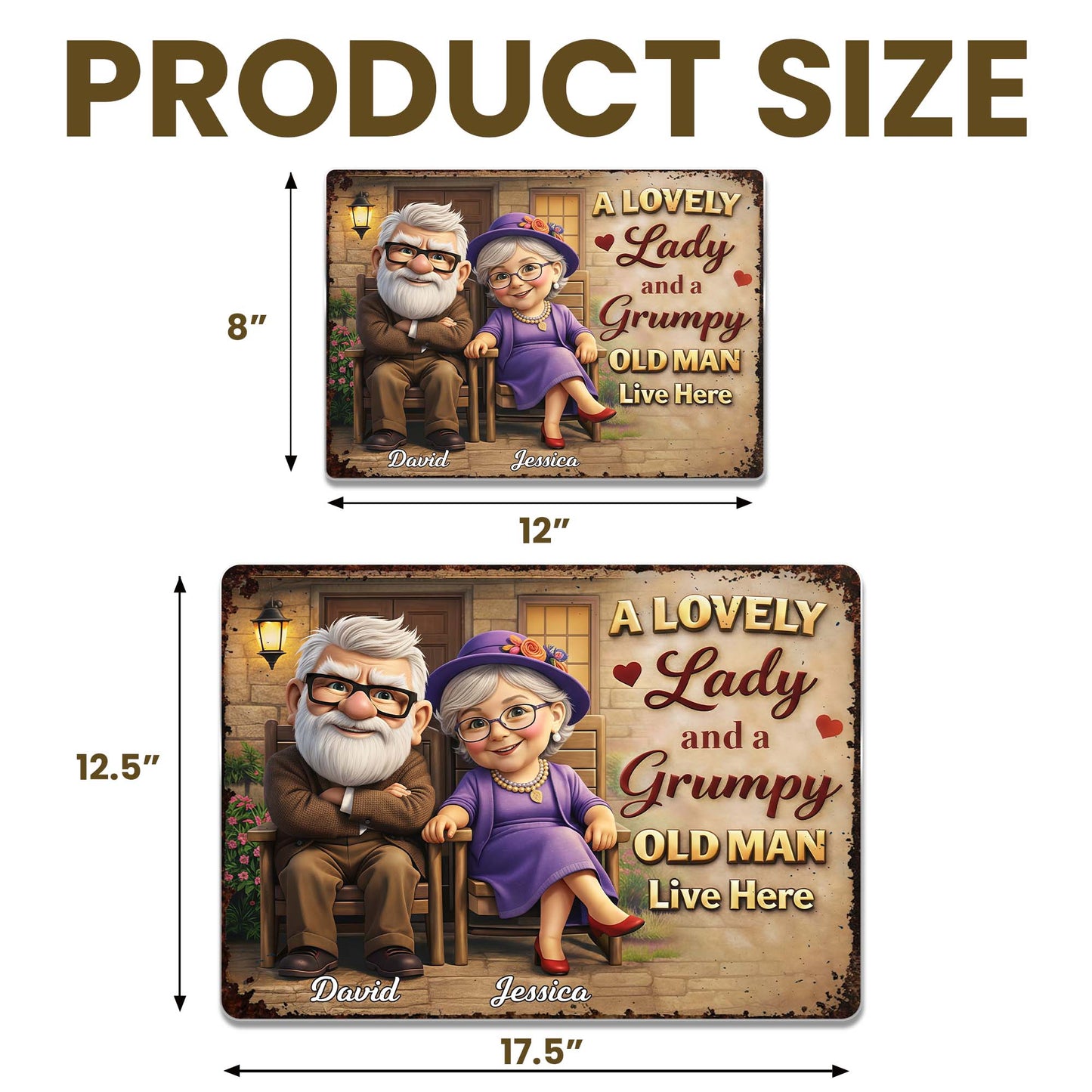 A Lovely Lady And A Grumpy Old Man Live Here