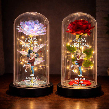 I Met You I Liked You I Loved You I'm Keeping You, Roses and Couple