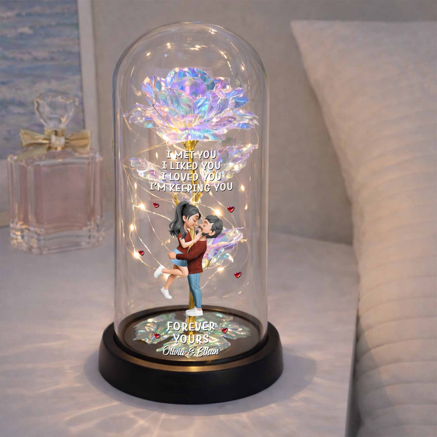 I Met You I Liked You I Loved You I'm Keeping You, Roses and Couple