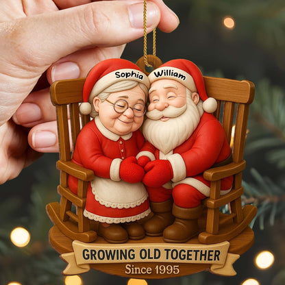 Growing Old Together, Santa Claus On Rocking Chair