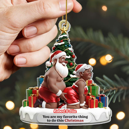 You Are My Favorite Thing To Do This Christmas, Santa Hats and Gifts