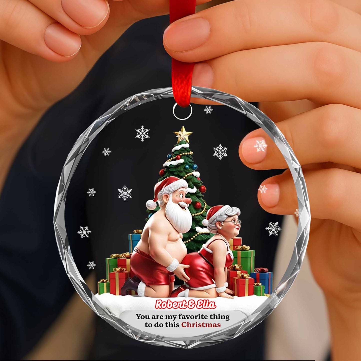 You Are My Favorite Thing To Do This Christmas, Santa and Christmas Tree