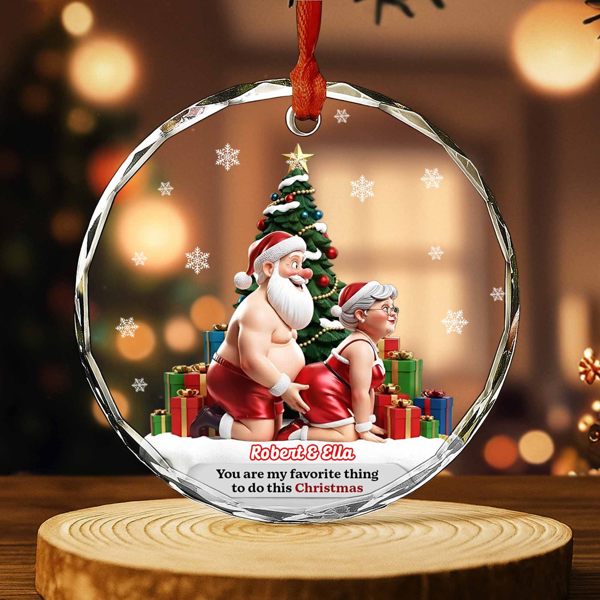 You Are My Favorite Thing To Do This Christmas, Santa and Christmas Tree