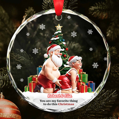 You Are My Favorite Thing To Do This Christmas, Santa and Christmas Tree