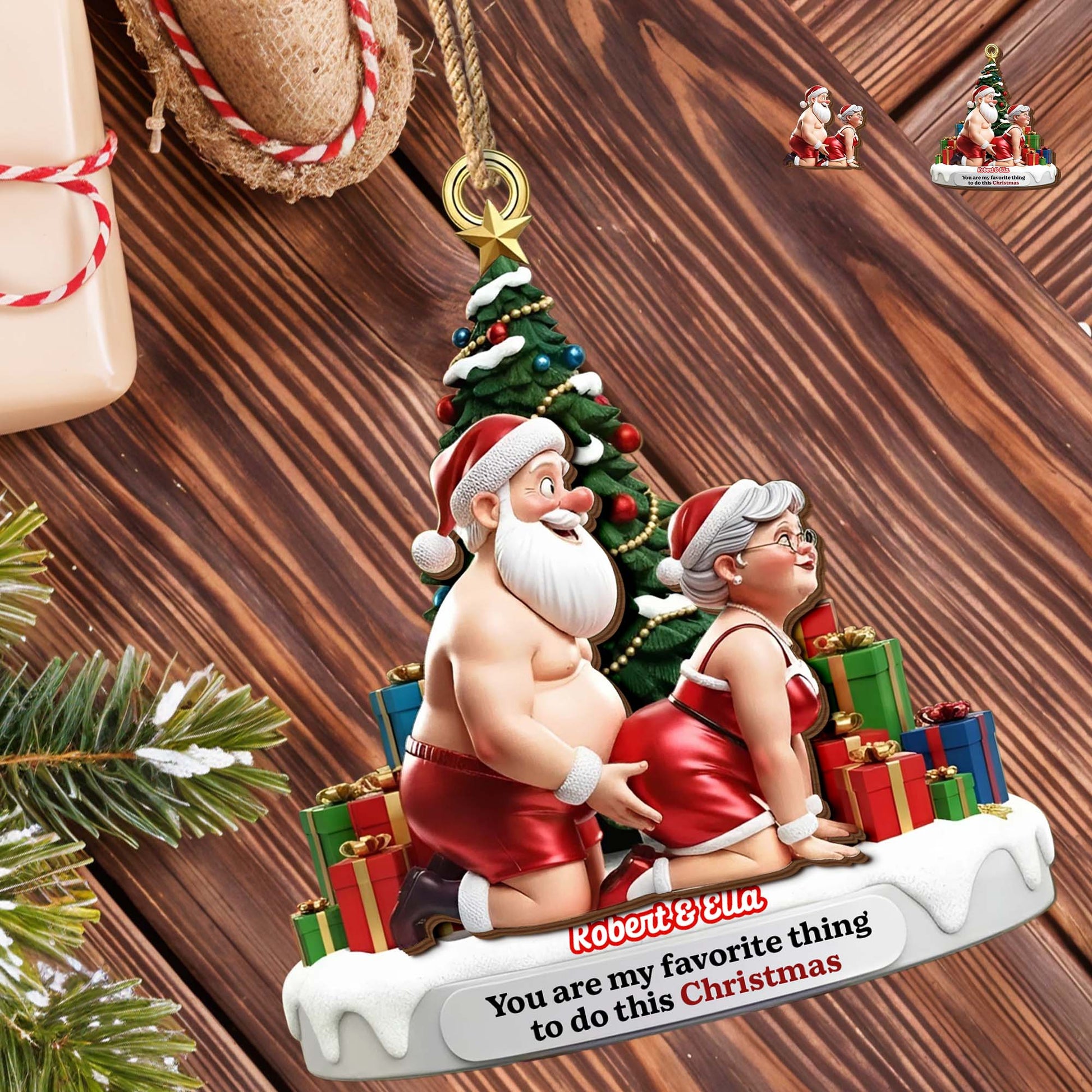 You Are My Favorite Thing To Do This Christmas, Santa And Mrs. Claus