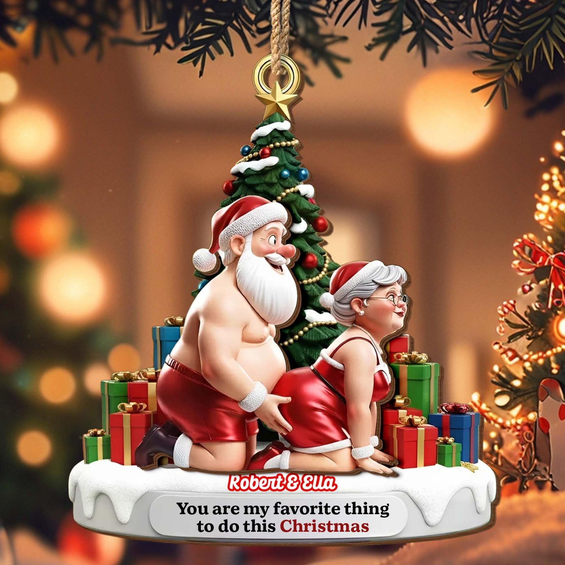 You Are My Favorite Thing To Do This Christmas, Santa And Mrs. Claus