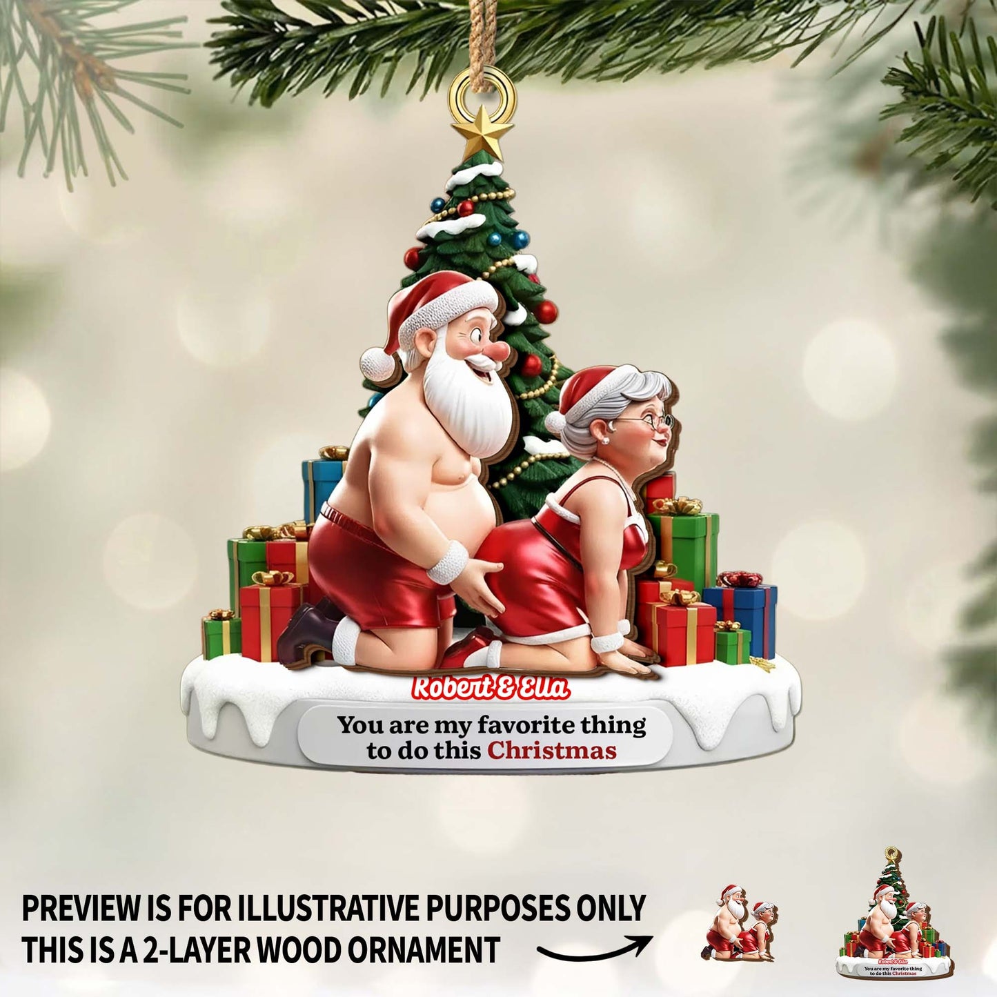 You Are My Favorite Thing To Do This Christmas, Santa And Mrs. Claus