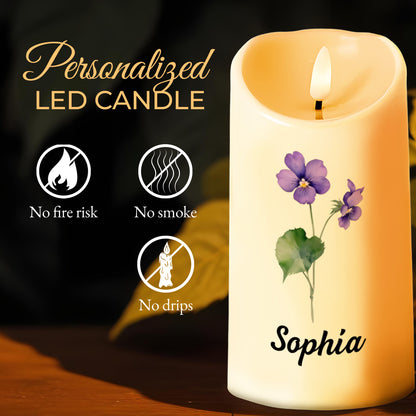 Blessed By God, Spoiled By My Husband Candle