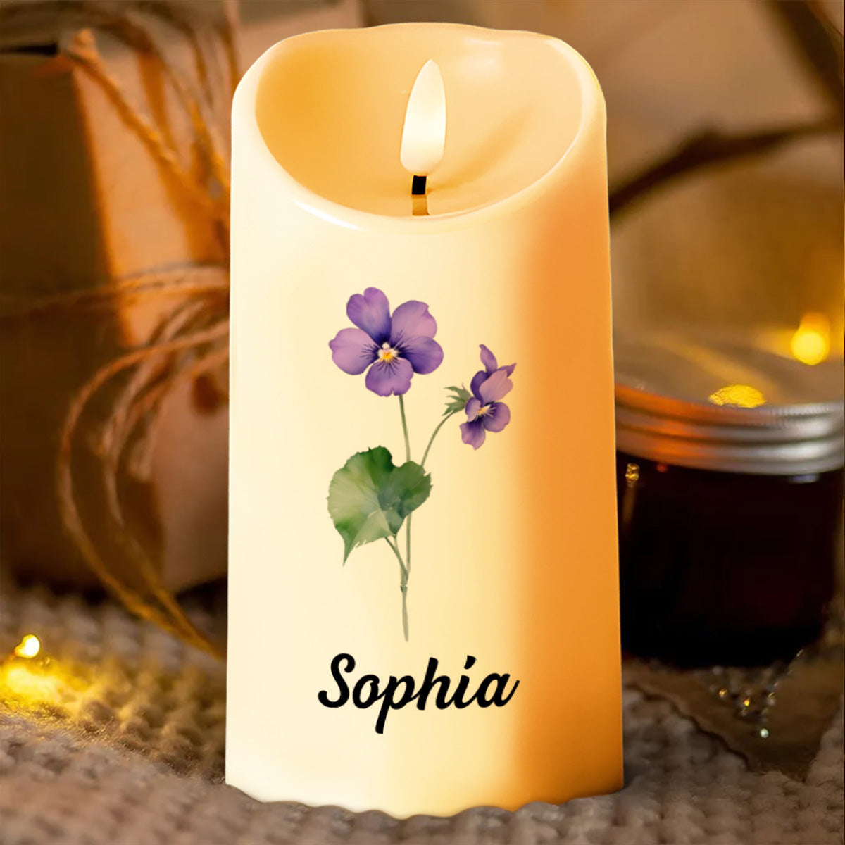 Blessed By God, Spoiled By My Husband Candle