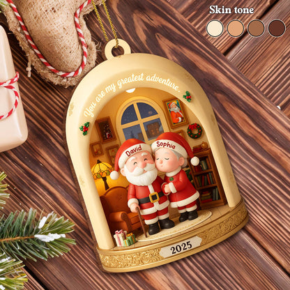 You Are My Greatest Adventure With Santa Claus And Christmas Tree