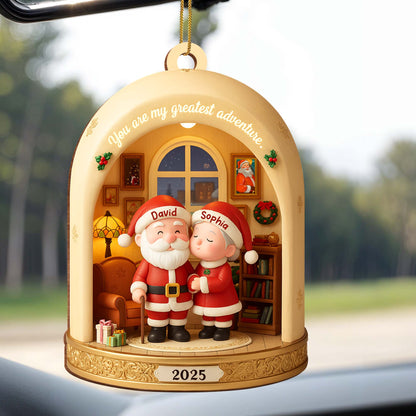 You Are My Greatest Adventure With Santa Claus And Christmas Tree