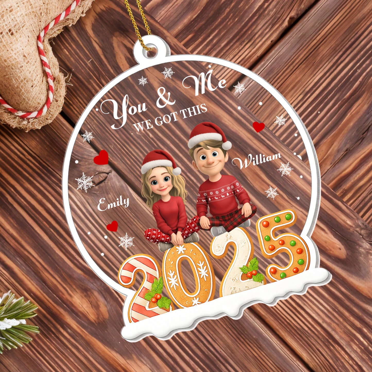 You & Me We Got This, Couple With Christmas Spirit