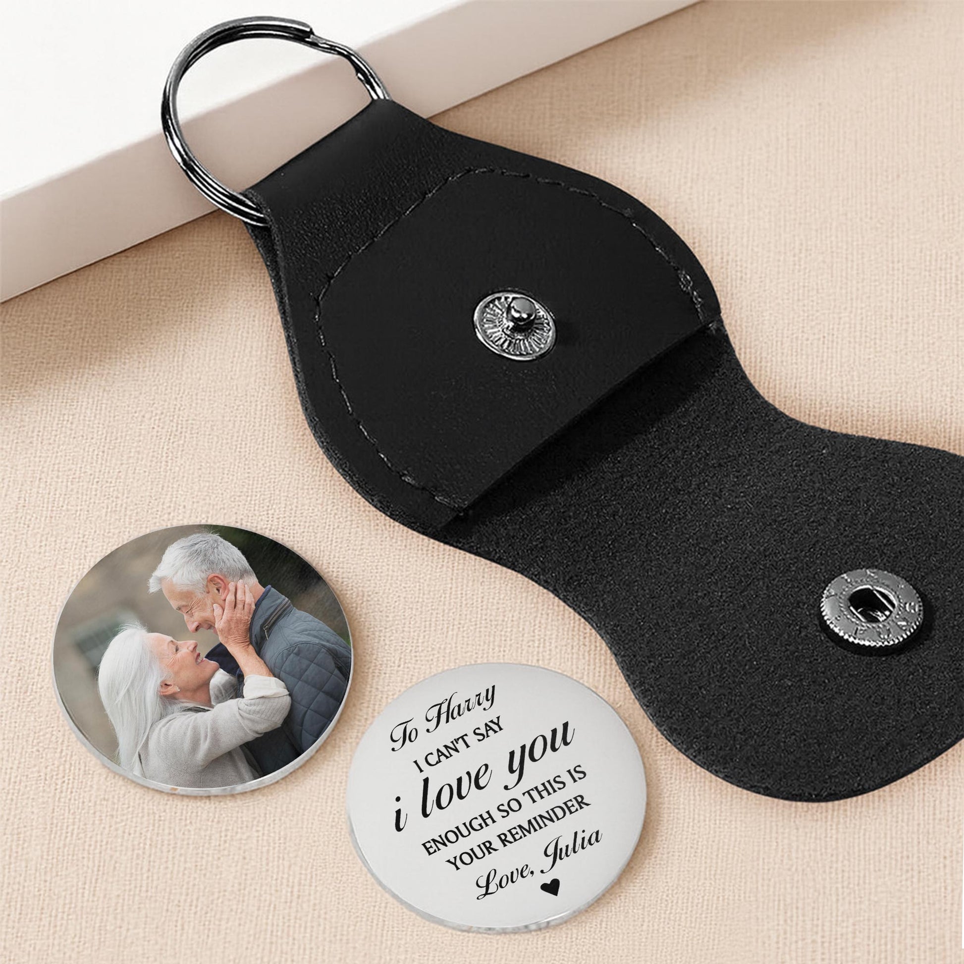 I Can't Say I Love You Enough Reminder Keychain