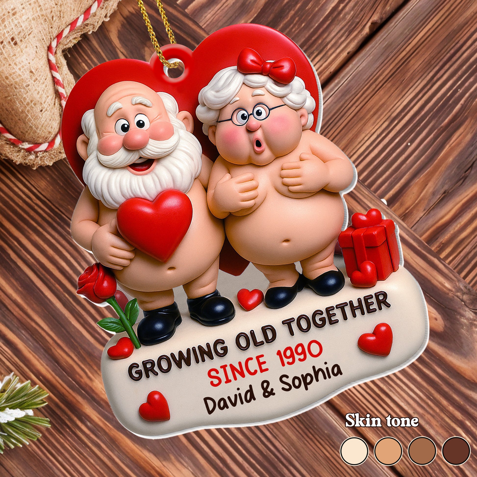 Growing Old Together, Hearts And Rose