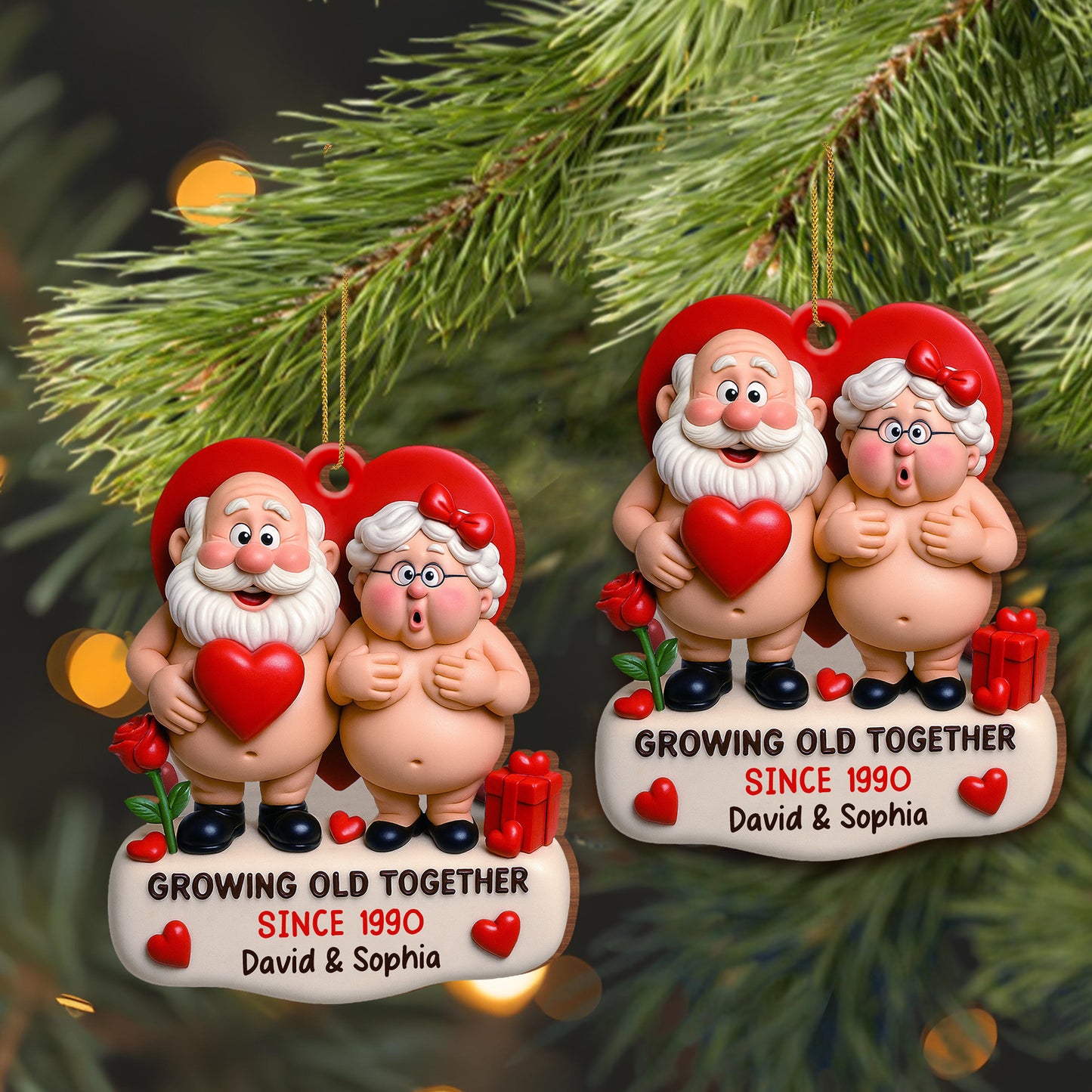 Growing Old Together, Heart And Rose