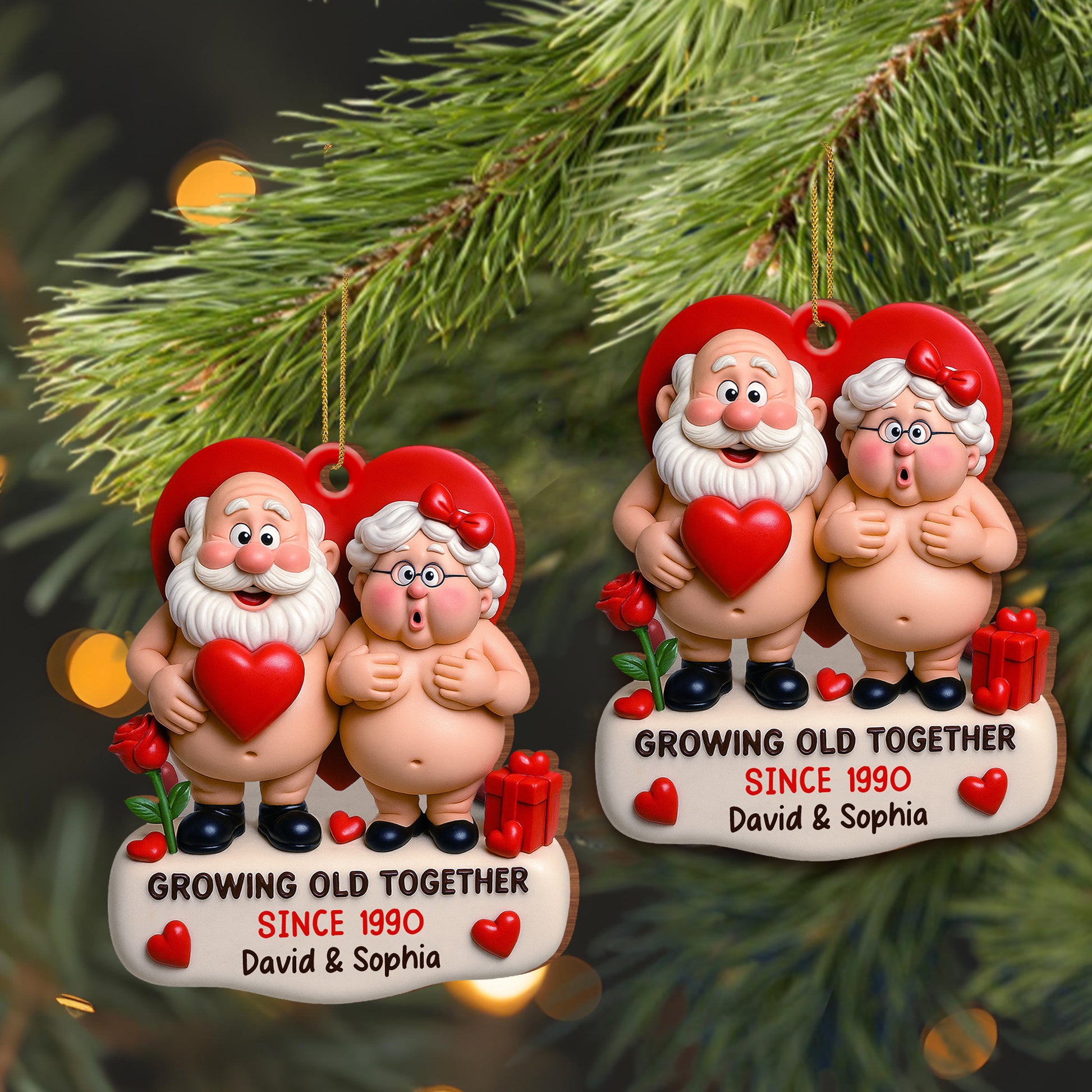 Growing Old Together, Heart And Rose