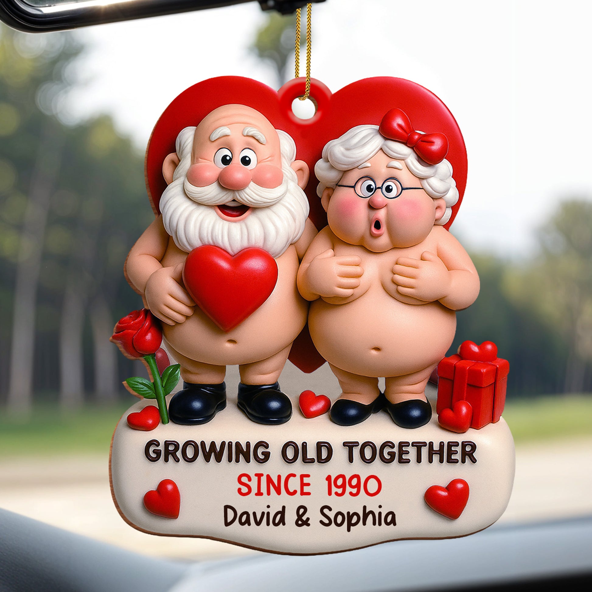 Growing Old Together, Heart And Rose