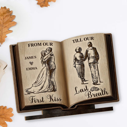 From Our First Kiss Till Our Last Breath, Couple Book Design