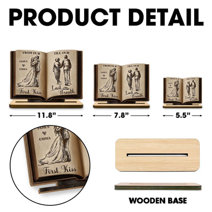 From Our First Kiss Till Our Last Breath, Couple Book Design