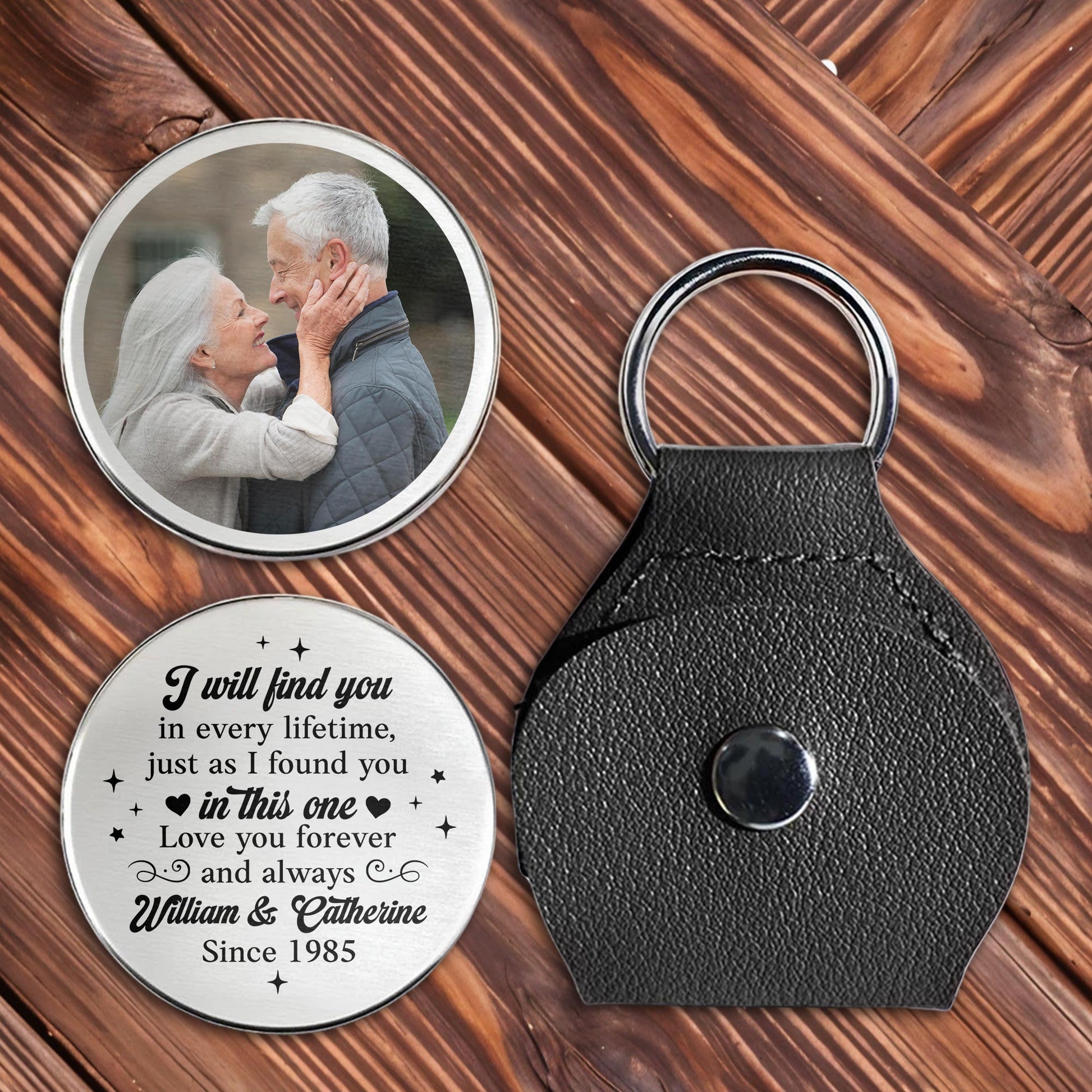 I Will Find You In Every Lifetime Love You Forever Keychain