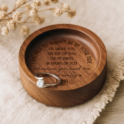 I Promise To Always Be By Your Side Ring Dish