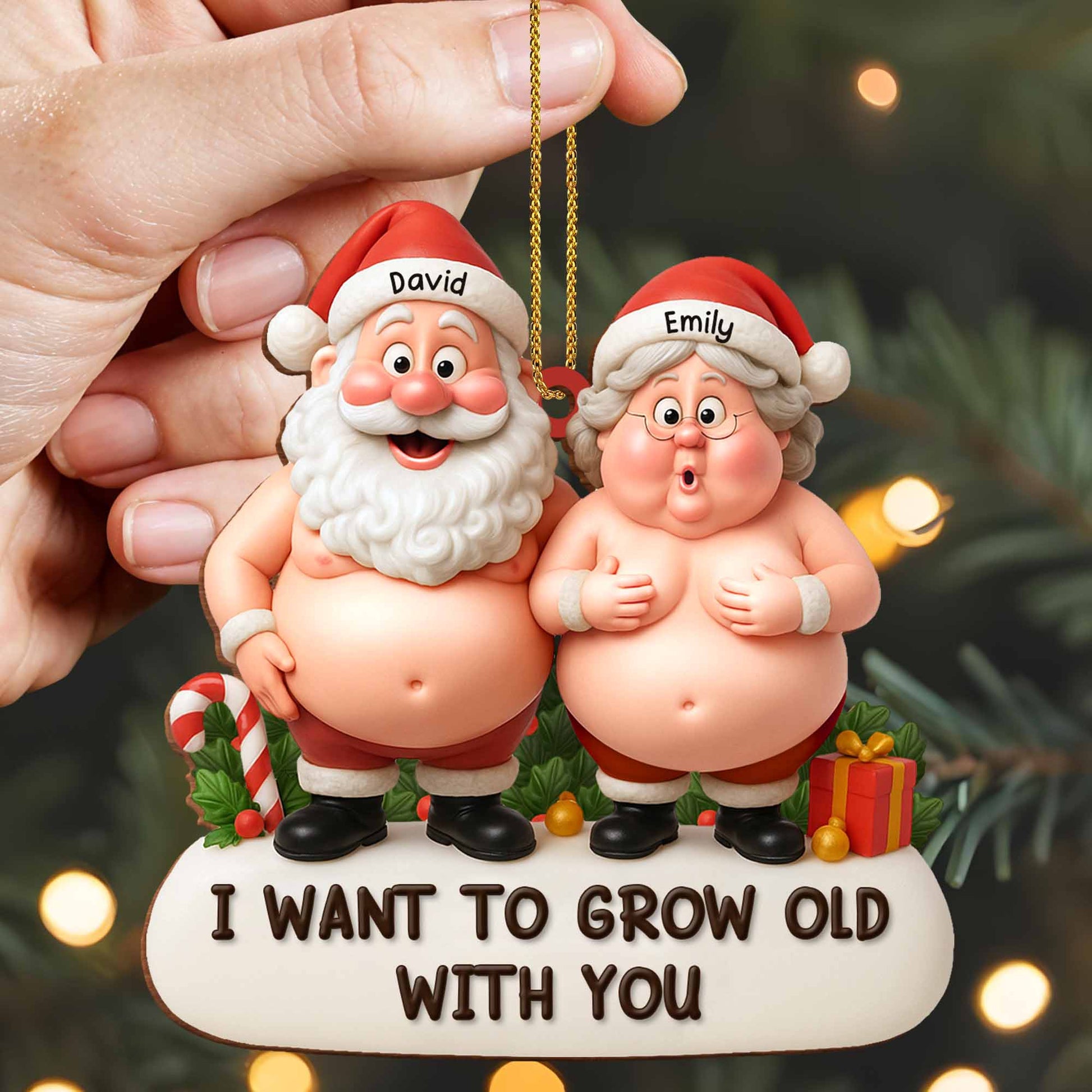 I Want To Grow Old With You Featuring Santa And Mrs. Claus