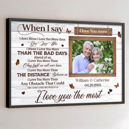 When I Say I Love You More, Hearts And Butterflies