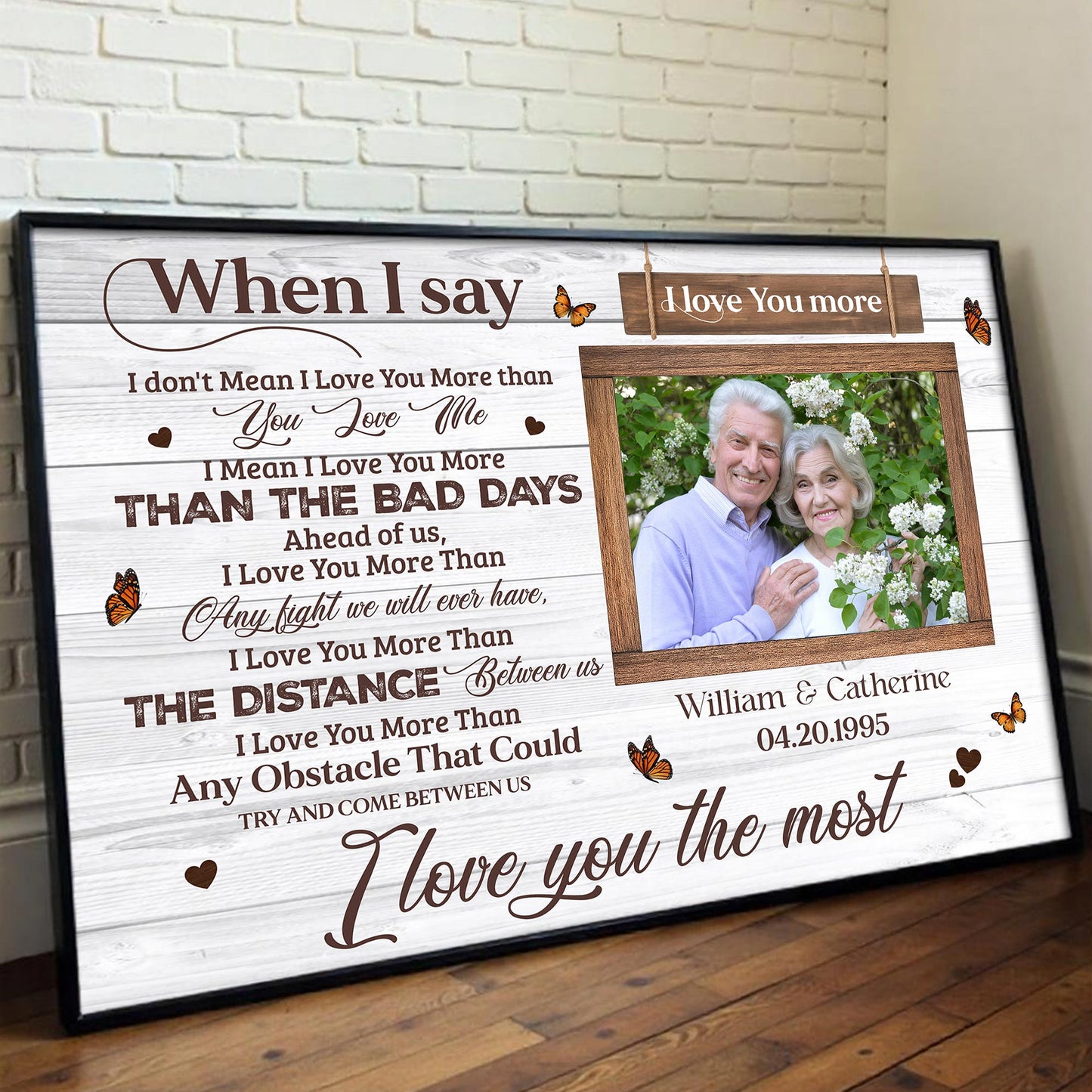 When I Say I Love You More, Hearts And Butterflies