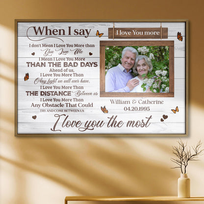 When I Say I Love You More, Hearts And Butterflies