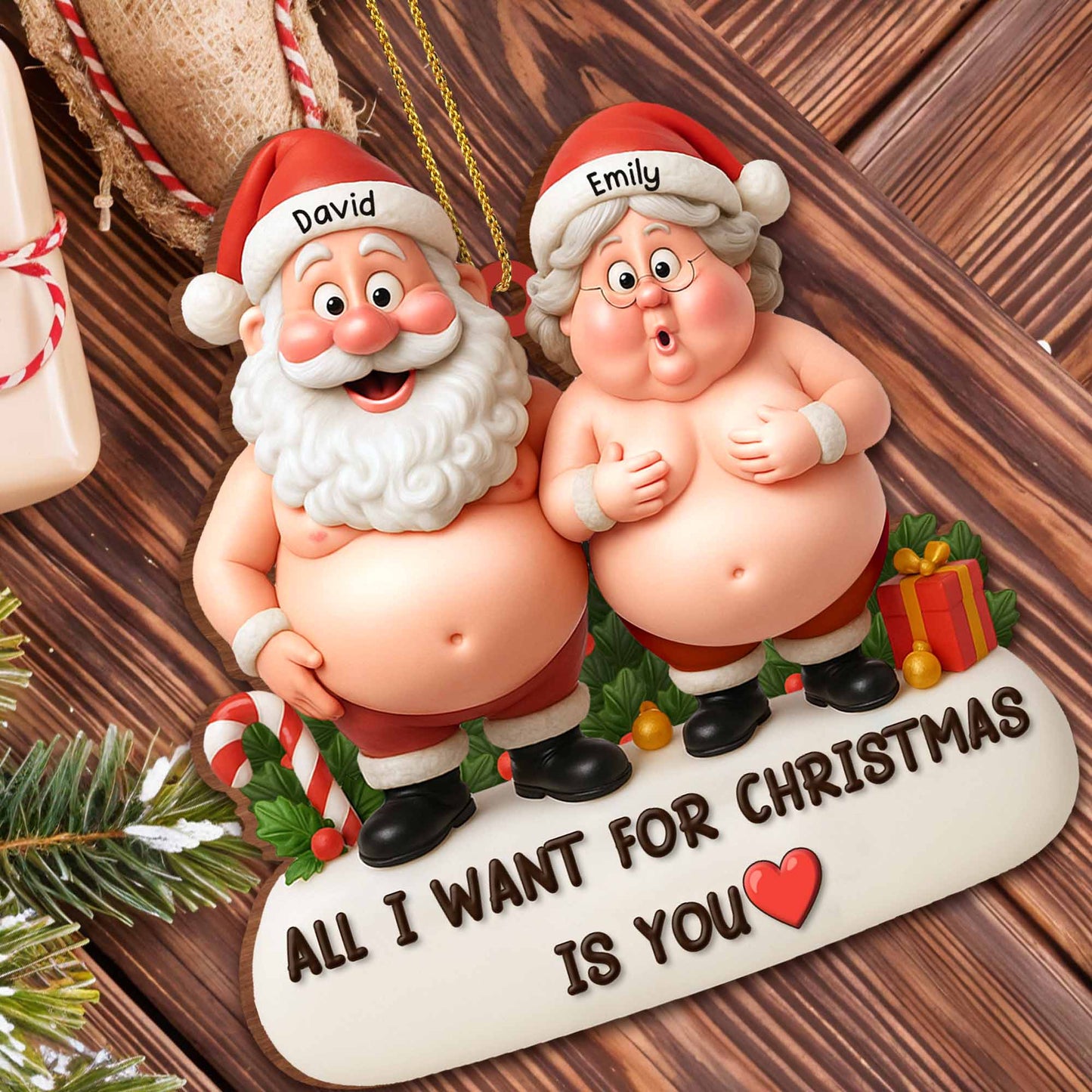 All I Want For Christmas Is You With Santa And Mrs. Claus