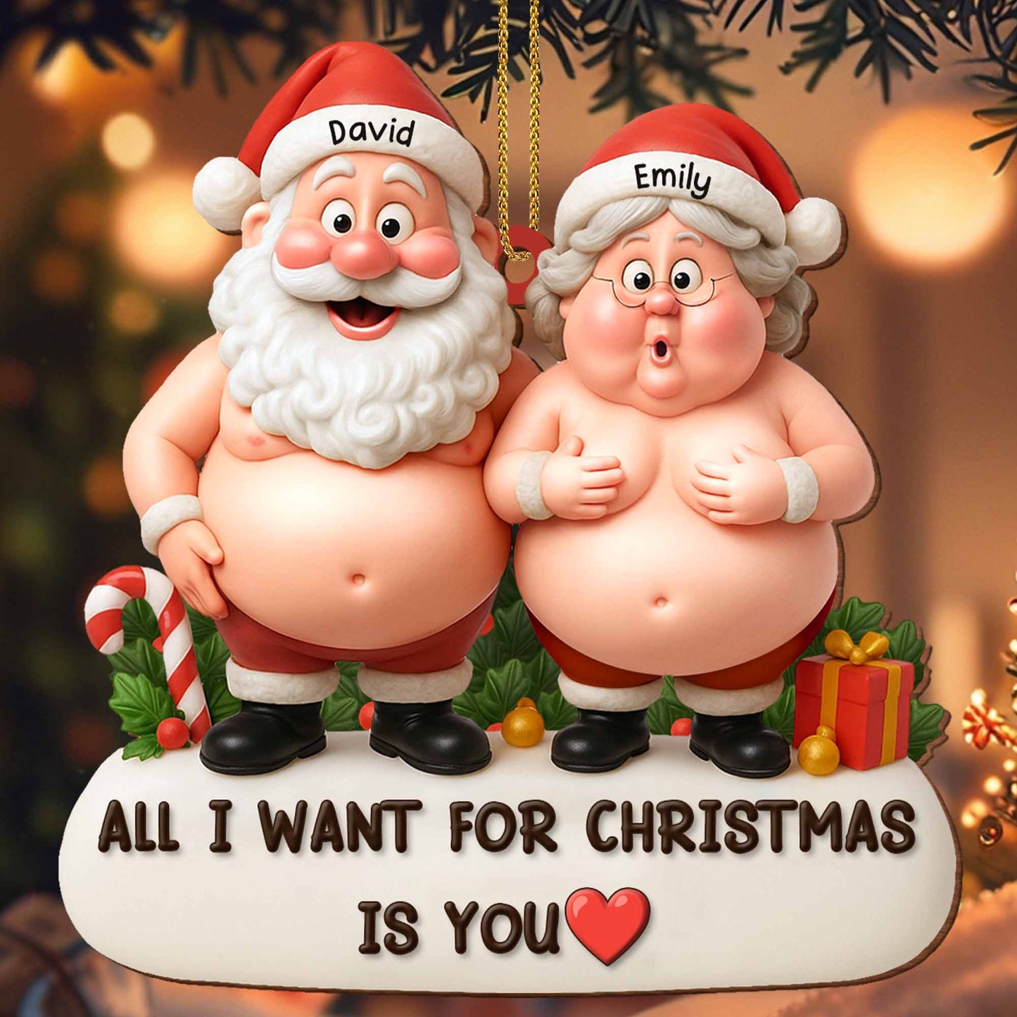 All I Want For Christmas Is You With Santa And Mrs. Claus