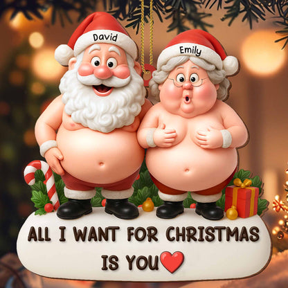 All I Want For Christmas Is You With Santa And Mrs. Claus
