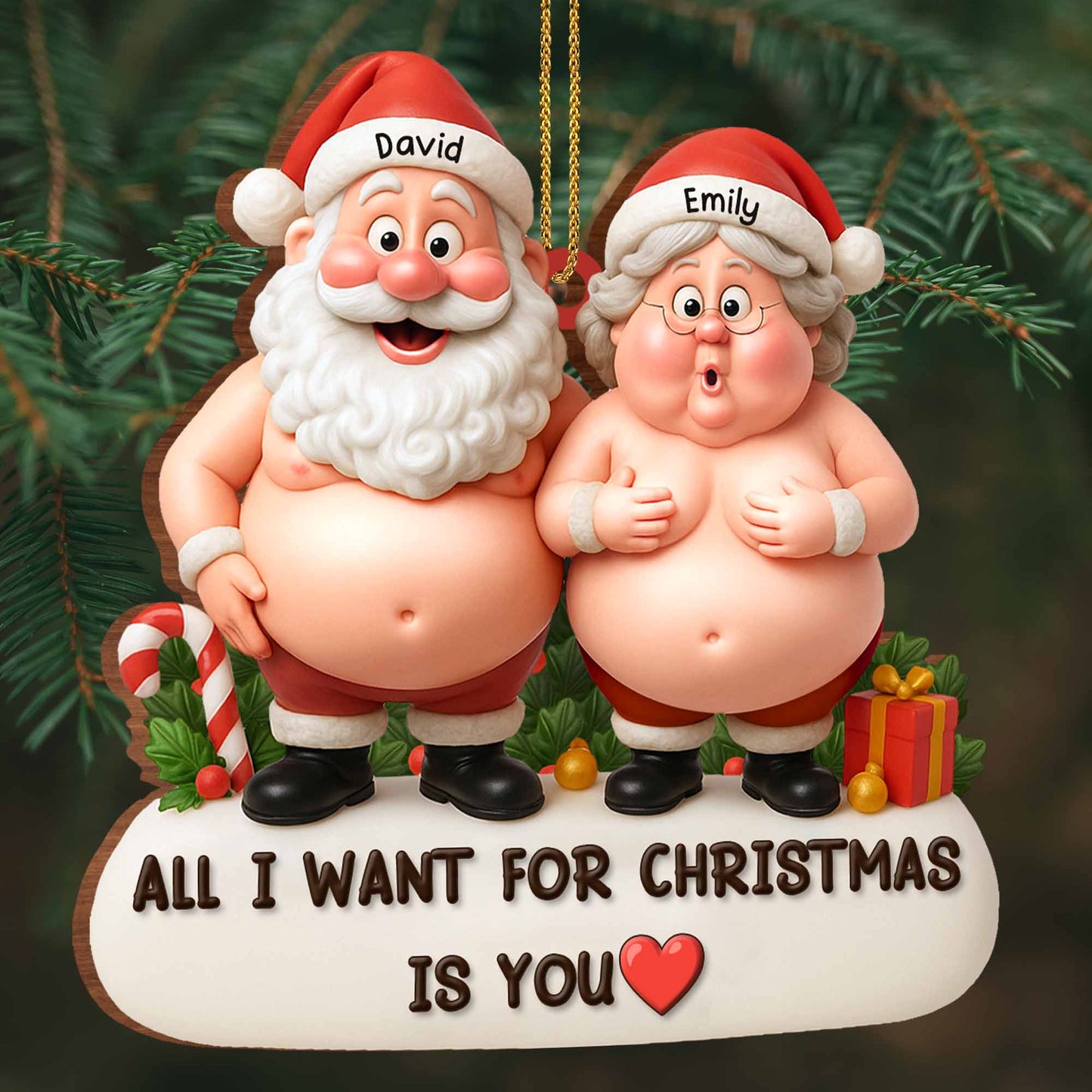 All I Want For Christmas Is You With Santa And Mrs. Claus