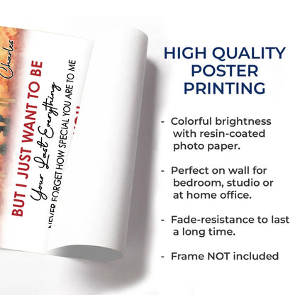 To My Wife, Elderly Couple On Park Bench