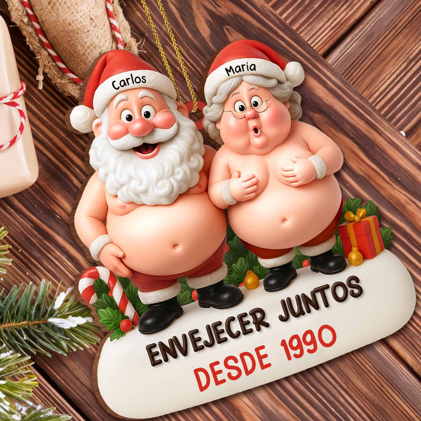 Envejecer Juntos, Santa Claus Figures