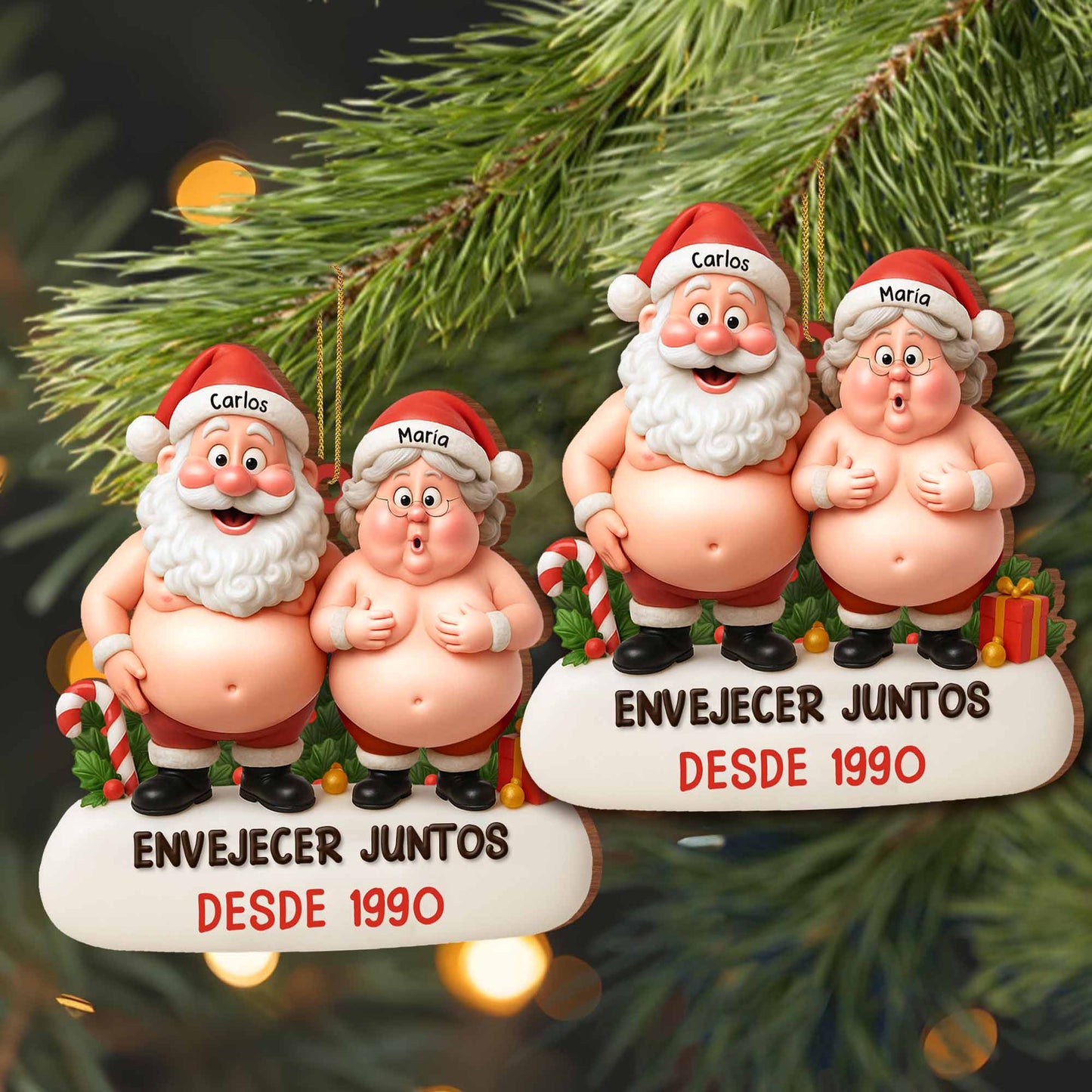 Envejecer Juntos, Santa Claus Figures