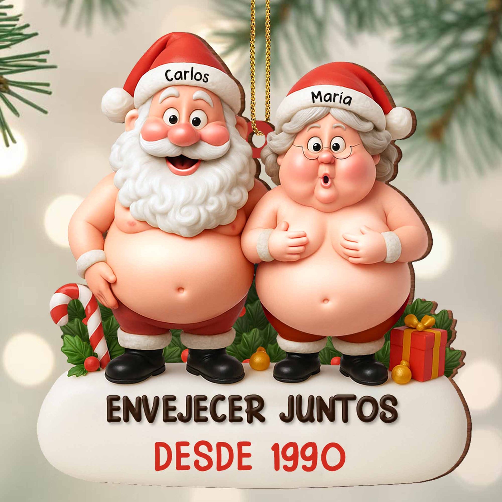 Envejecer Juntos, Santa Claus Figures