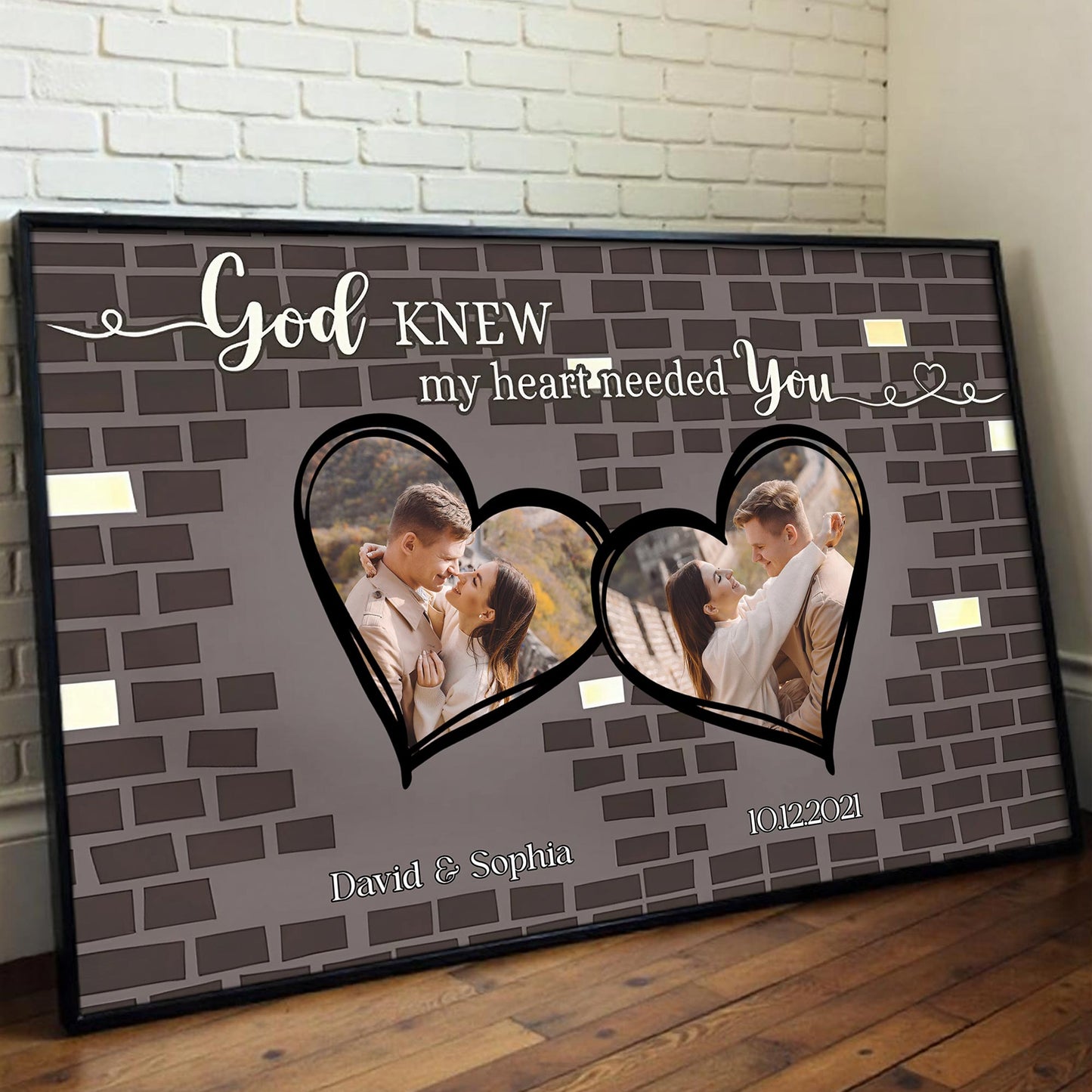 God Knew My Heart Needed You, Romantic Hearts Design