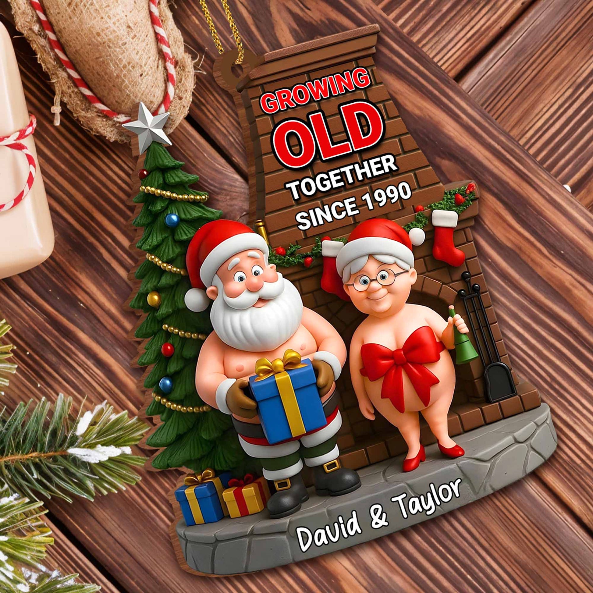 Growing Old Together With Santa And Mrs. Claus