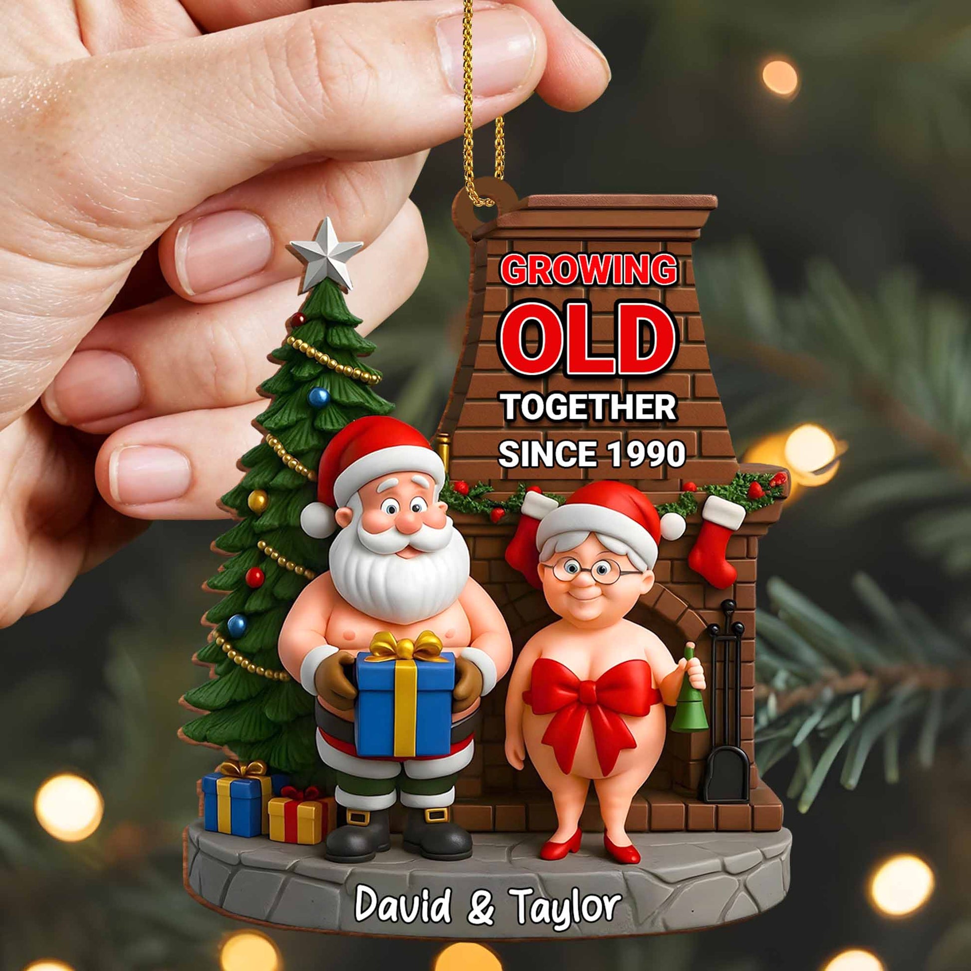 Growing Old Together With Santa And Mrs. Claus