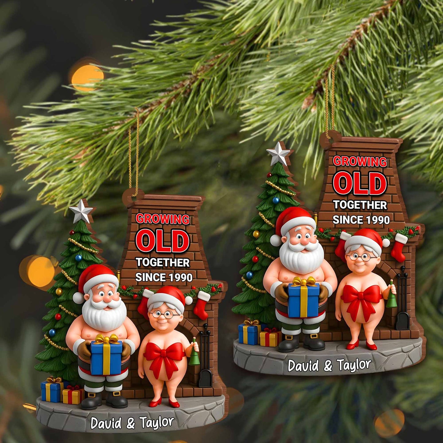 Growing Old Together With Santa And Mrs. Claus