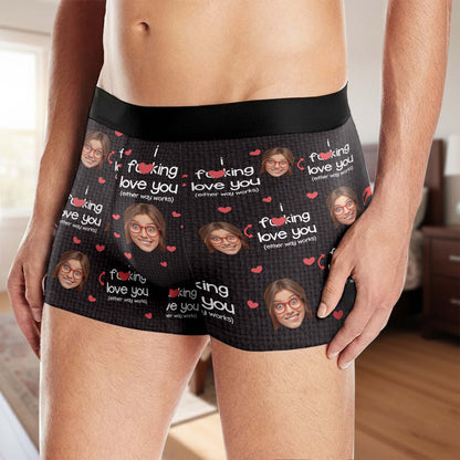 I F***ing Love You With Hearts And Personalized Photos