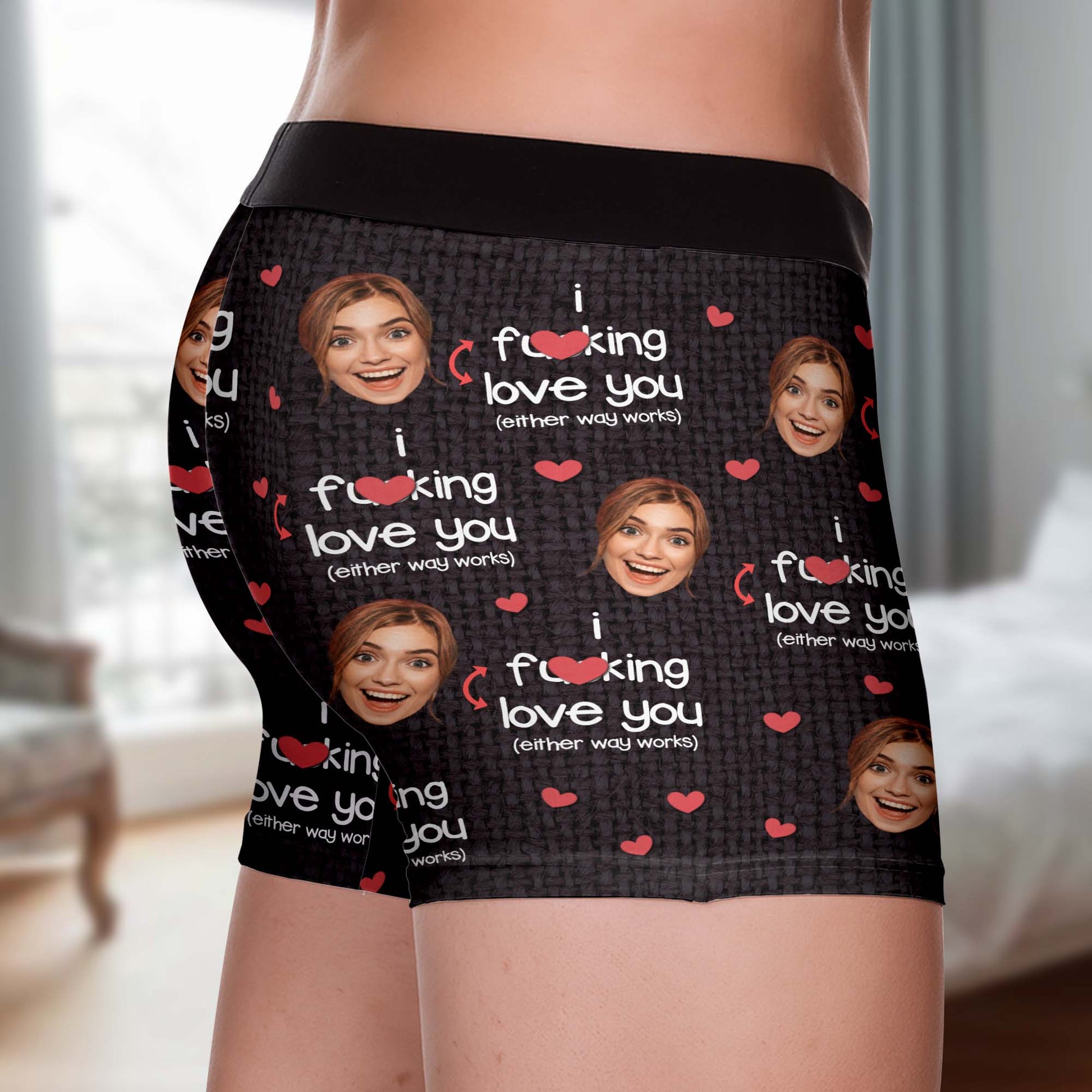 I F***ing Love You With Hearts And Personalized Photos
