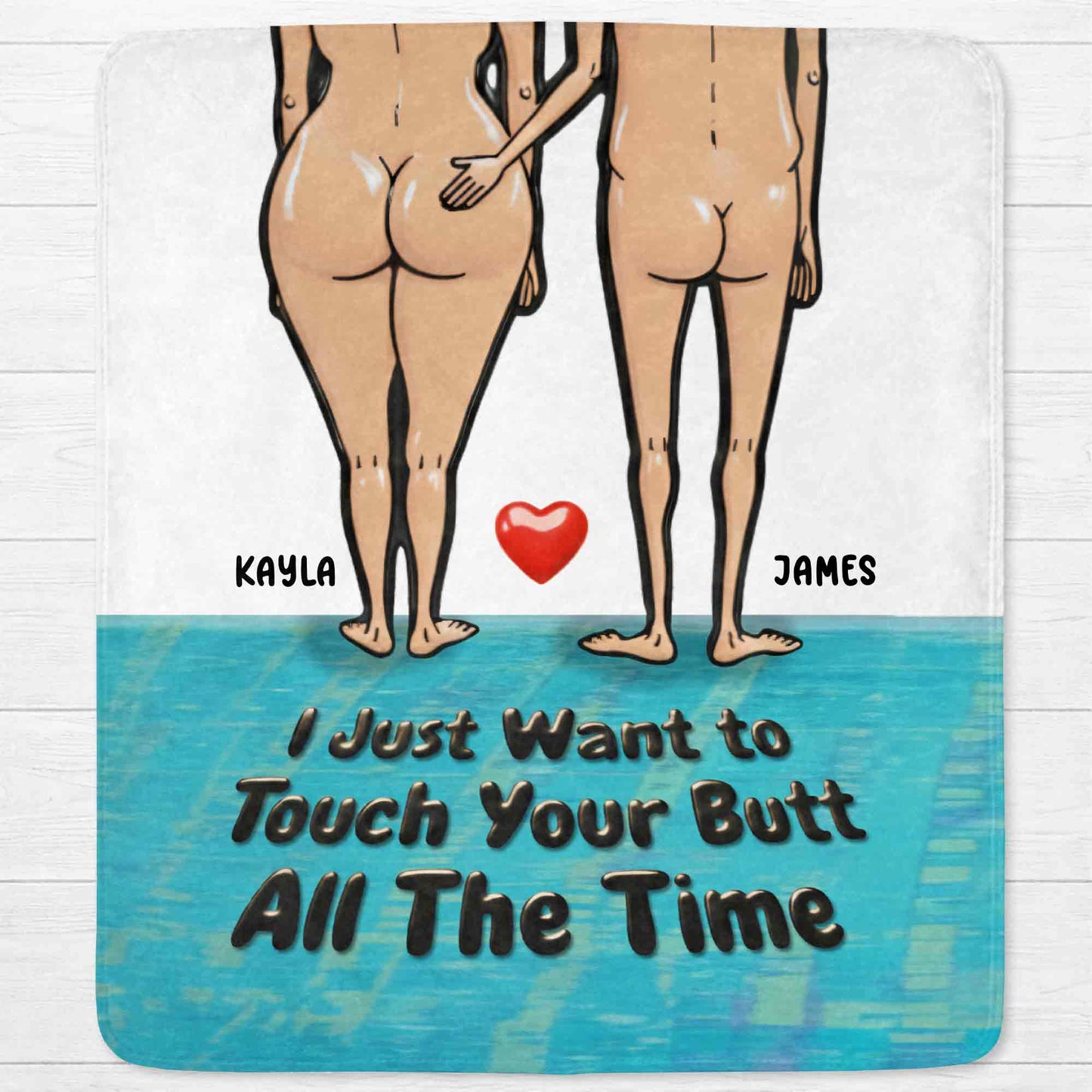 I Just Want To Touch Your Butt, Two Persons With Heart