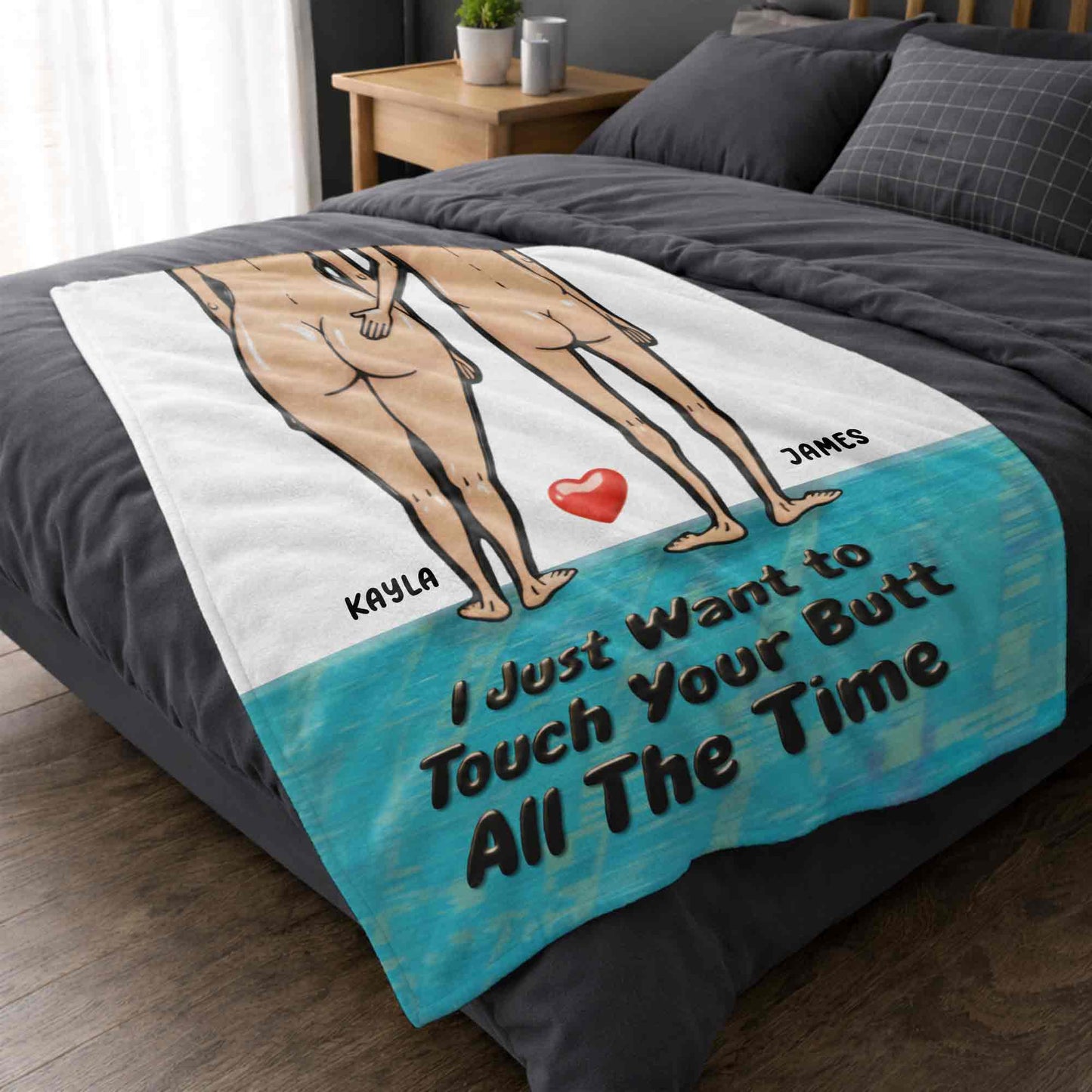 I Just Want To Touch Your Butt, Two Persons With Heart