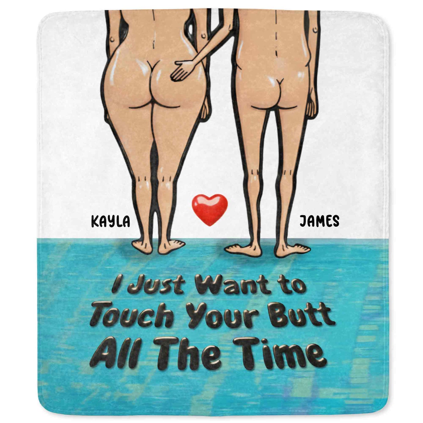 I Just Want To Touch Your Butt, Two Persons With Heart