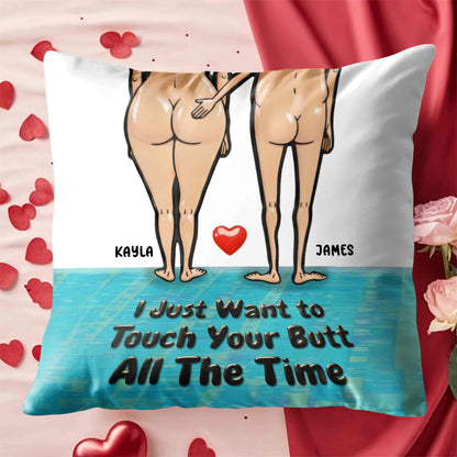 I Just Want To Touch Your Butt All the Time, Human Figures On Beach