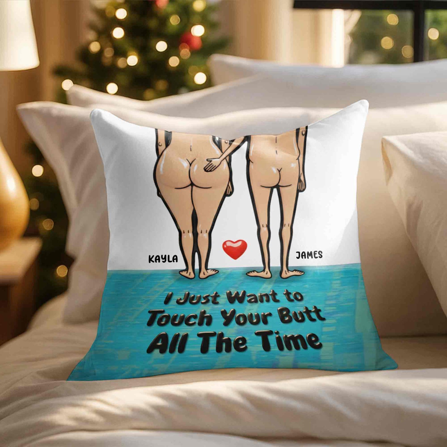 I Just Want To Touch Your Butt All the Time, Human Figures On Beach