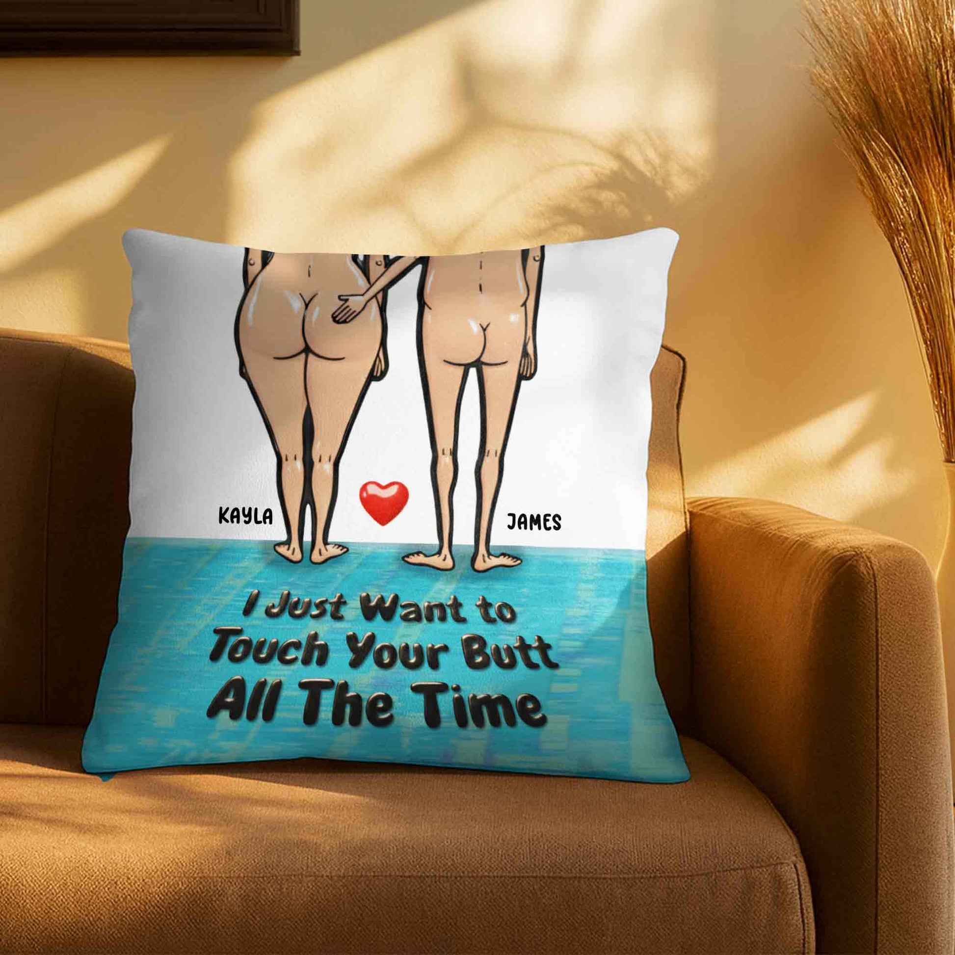 I Just Want To Touch Your Butt All the Time, Human Figures On Beach